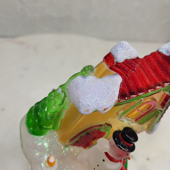 Snowman Nightlight 7W Plug In Light Switch 3-D Plastic Christmas Holiday Decor - Picture 4 of 13